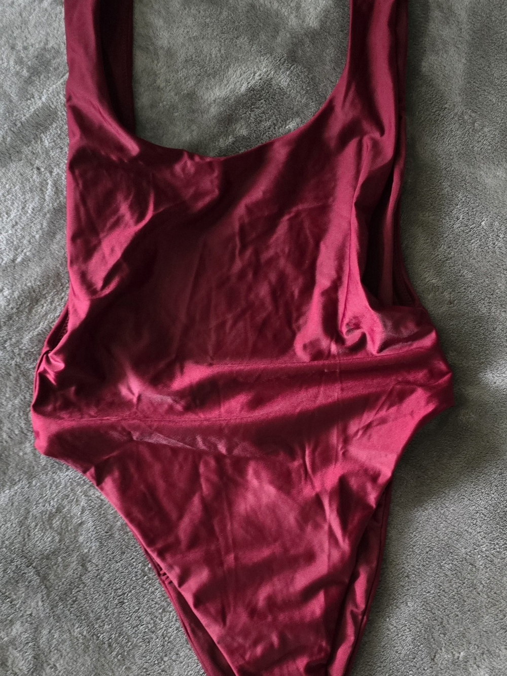 Small One-Piece Swimsuit in Burgundy
